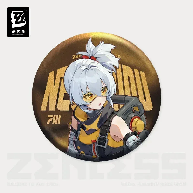 Zenless Zone Zero Artwork Series Obol Squad Tinplate Badge - Image 5