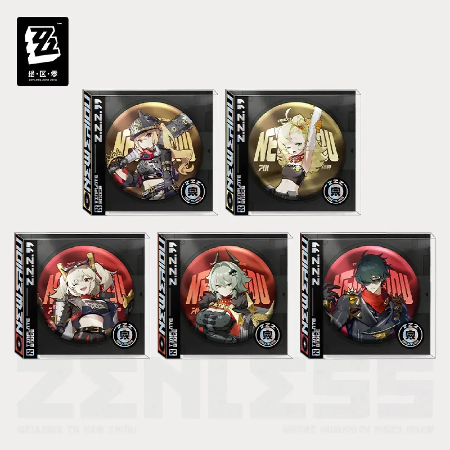Zenless Zone Zero Artwork Series Sons of Calydon Tinplate Badge - Image 2