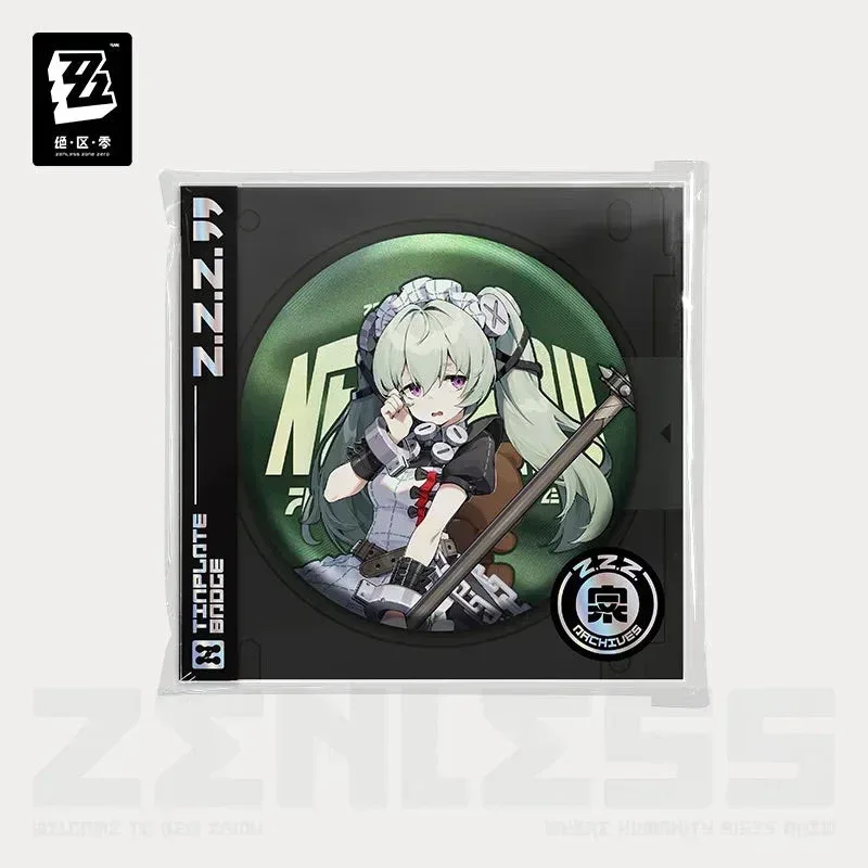 Zenless Zone Zero Artwork Series Victoria Housekeeping Co. Tinplate Badge - Image 2