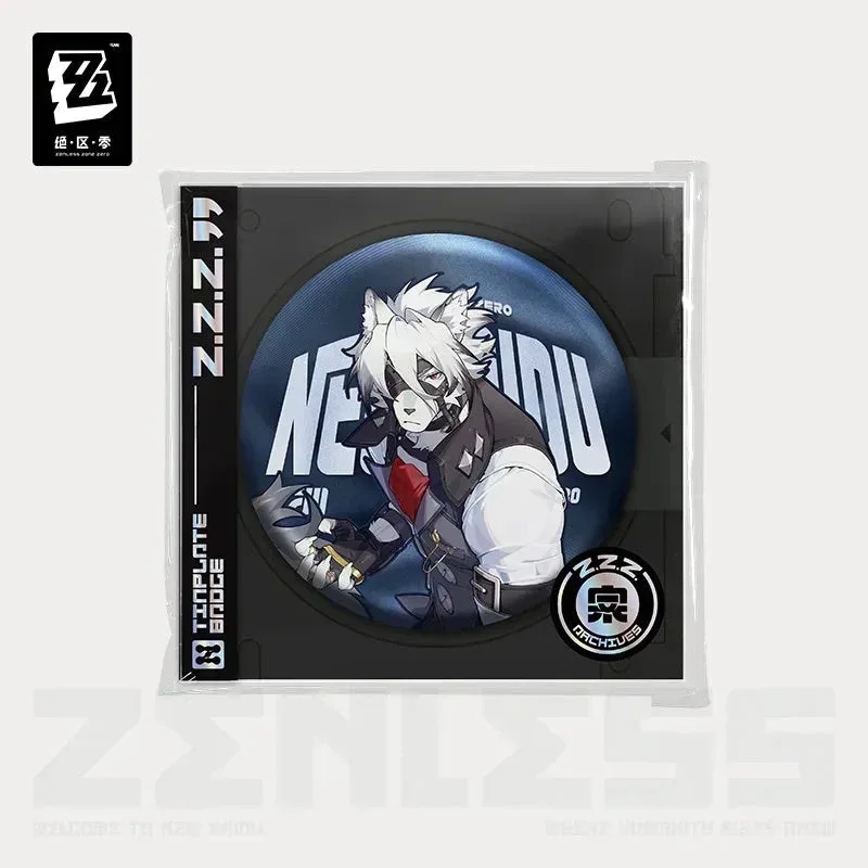 Zenless Zone Zero Artwork Series Victoria Housekeeping Co. Tinplate Badge - Image 3