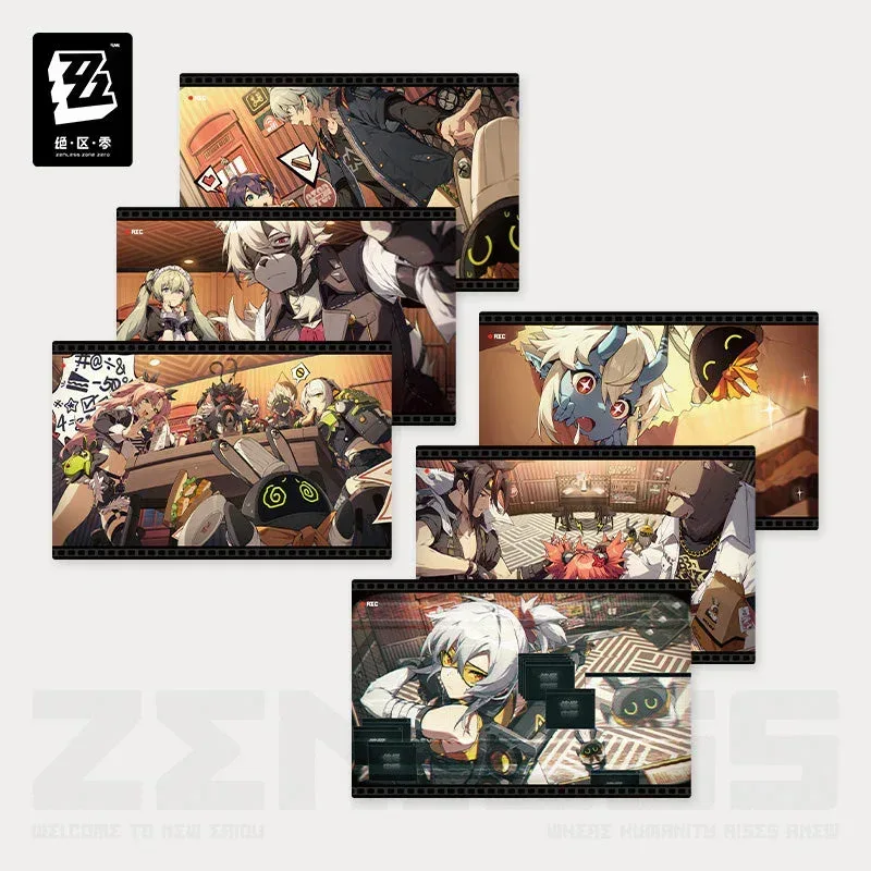 Zenless Zone Zero Breaded Belief A Sandwich Scented Dream Emoji Stickers & Postcard (Not For Sale) - Image 2