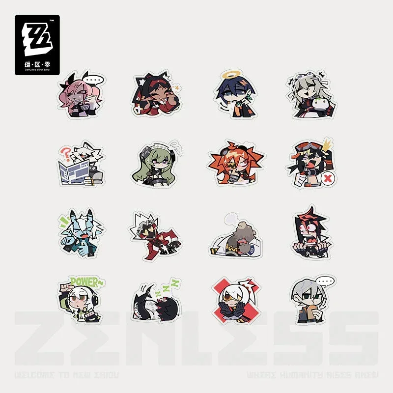 Zenless Zone Zero Breaded Belief A Sandwich Scented Dream Emoji Stickers & Postcard (Not For Sale) - Image 3