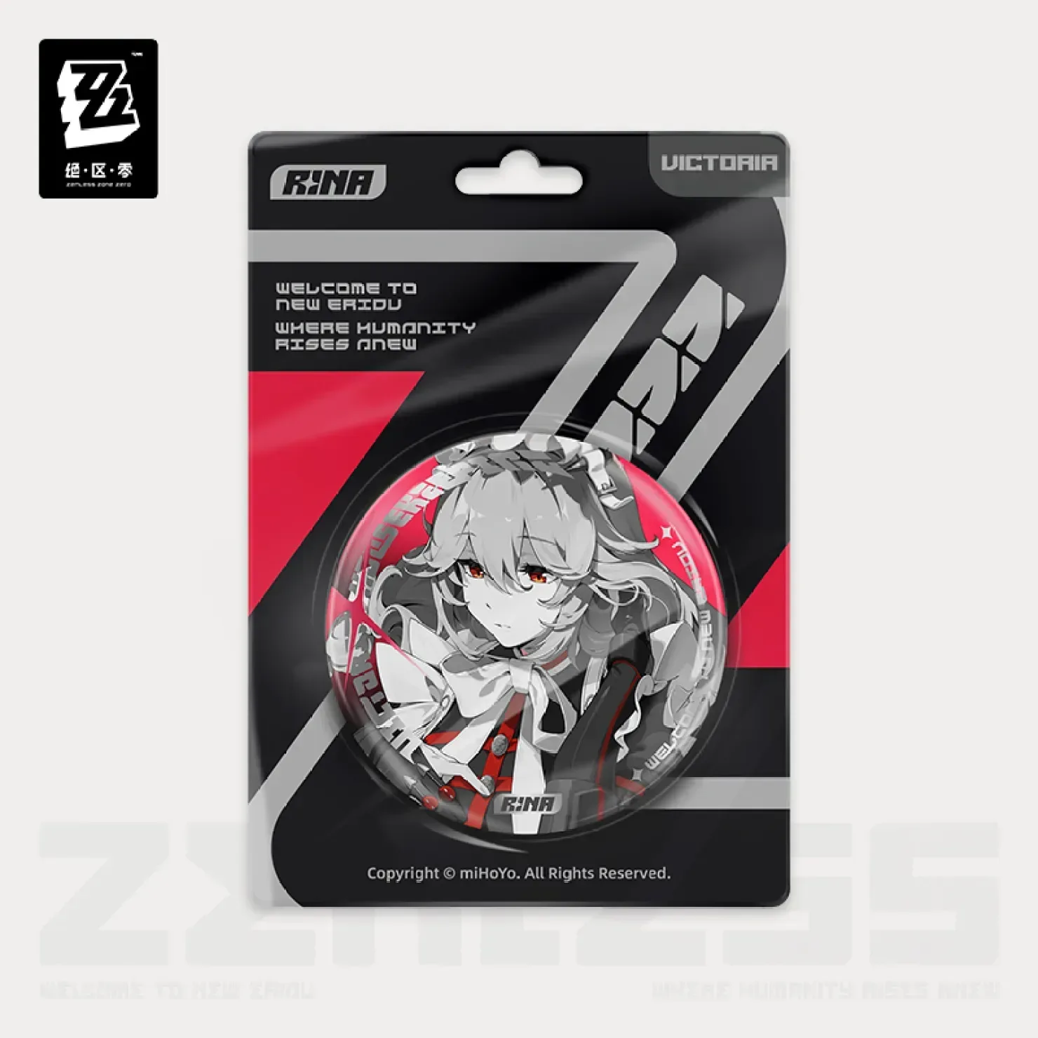 Zenless Zone Zero Cinema Series Reflective Badge Victoria Housekeeping Co. - Image 4