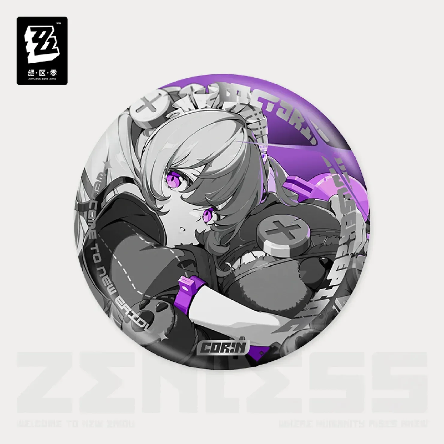 Zenless Zone Zero Cinema Series Reflective Badge Victoria Housekeeping Co. - Image 6