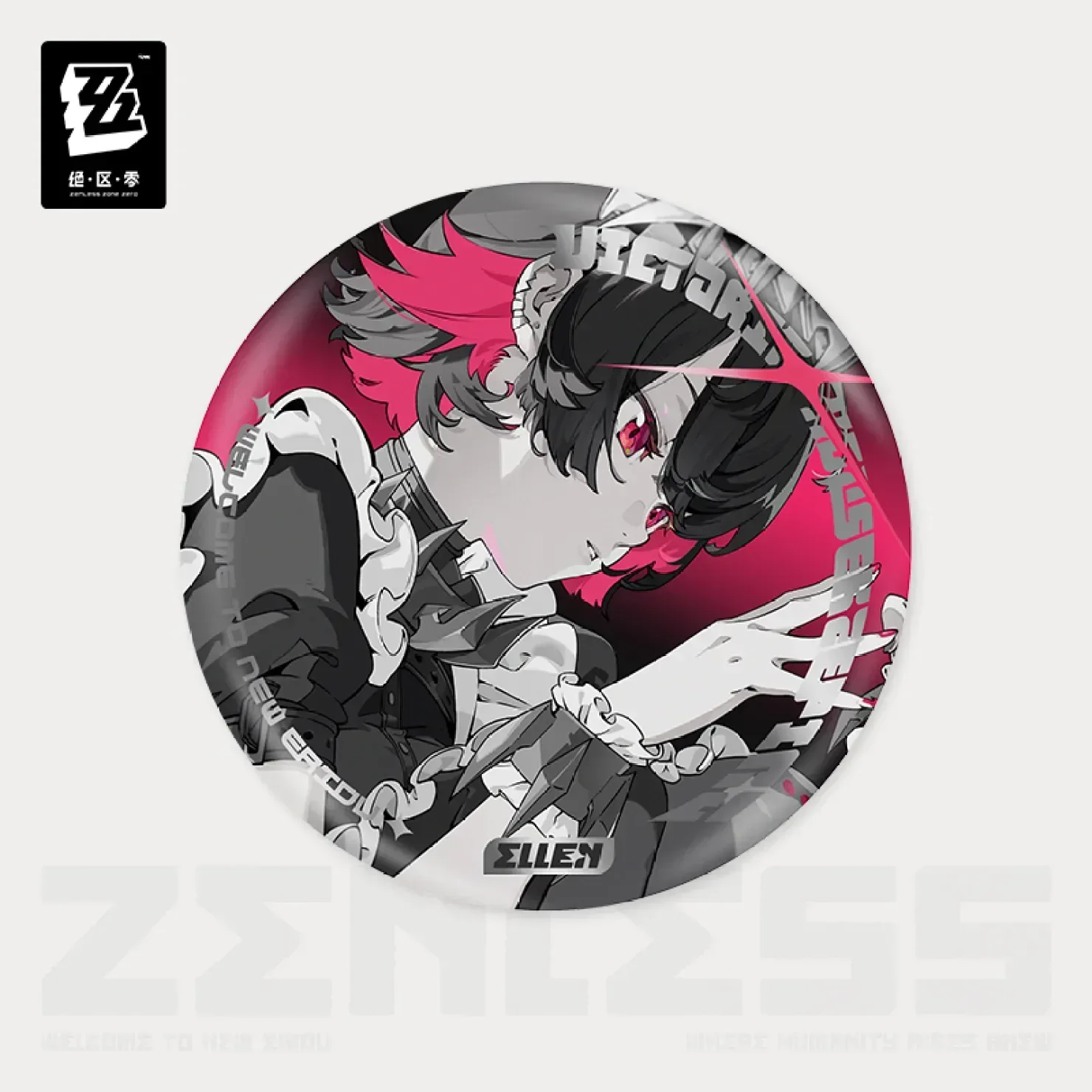 Zenless Zone Zero Cinema Series Reflective Badge Victoria Housekeeping Co. - Image 9