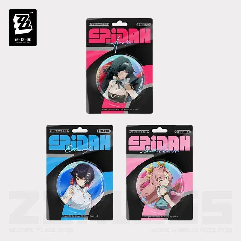 Zenless Zone Zero Eridu Fashion Series Tinplate Badge