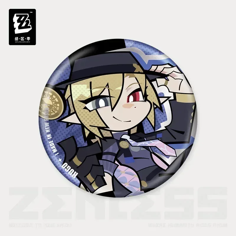 Zenless Zone Zero Eridu Series Mockingbird Chibi Tinplate Badge - Image 3