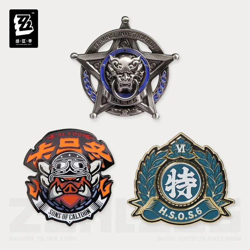 Zenless Zone Zero Faction Series Metal Badge Vol.2