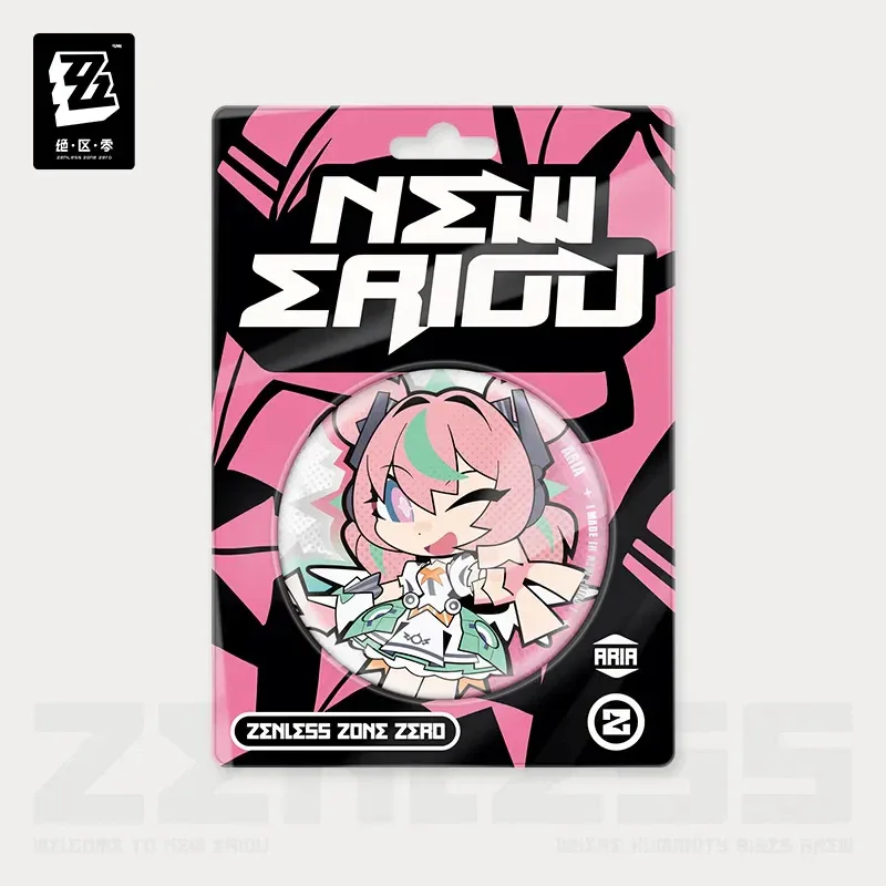 Zenless Zone Zero New Eridu Series Angels of Delusion Chibi Tinplate Badge - Image 3