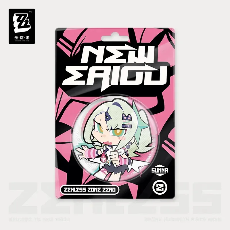 Zenless Zone Zero New Eridu Series Angels of Delusion Chibi Tinplate Badge - Image 4