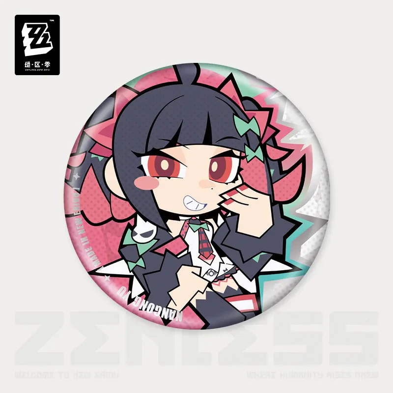 Zenless Zone Zero New Eridu Series Angels of Delusion Chibi Tinplate Badge - Image 5