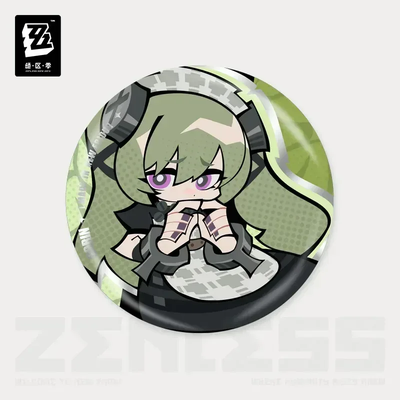 Zenless Zone Zero New Eridu Series Chibi Tinplate Badge Victoria Housekeeping Co. - Image 2