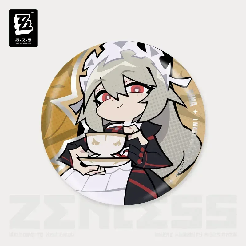 Zenless Zone Zero New Eridu Series Chibi Tinplate Badge Victoria Housekeeping Co. - Image 4
