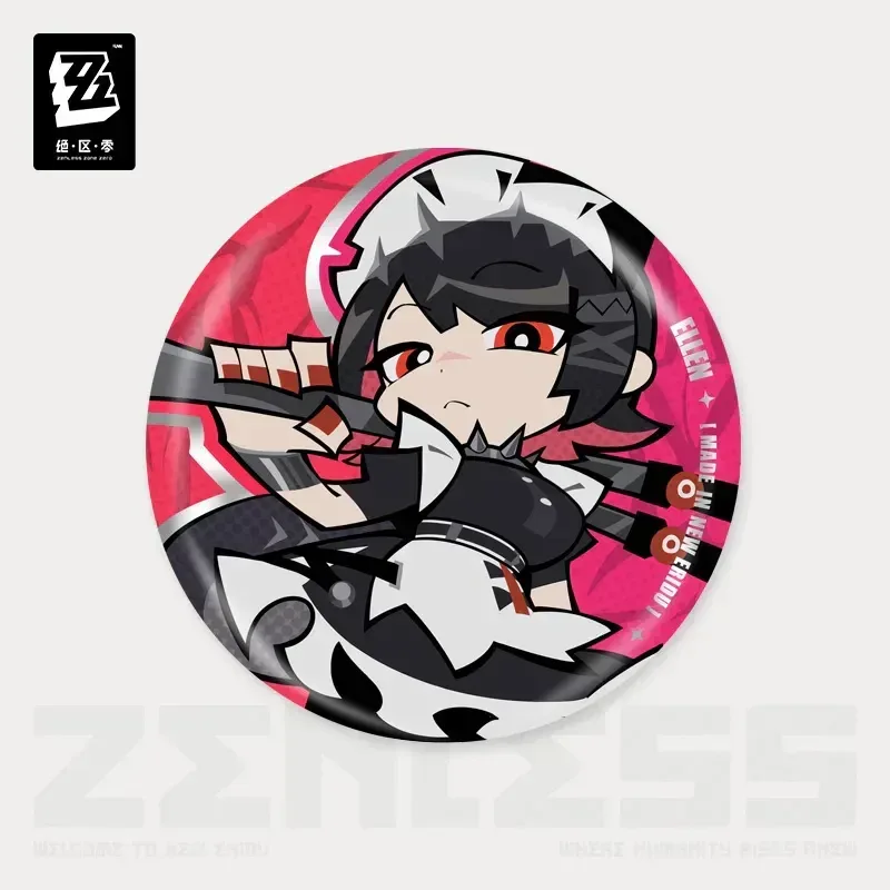 Zenless Zone Zero New Eridu Series Chibi Tinplate Badge Victoria Housekeeping Co. - Image 5