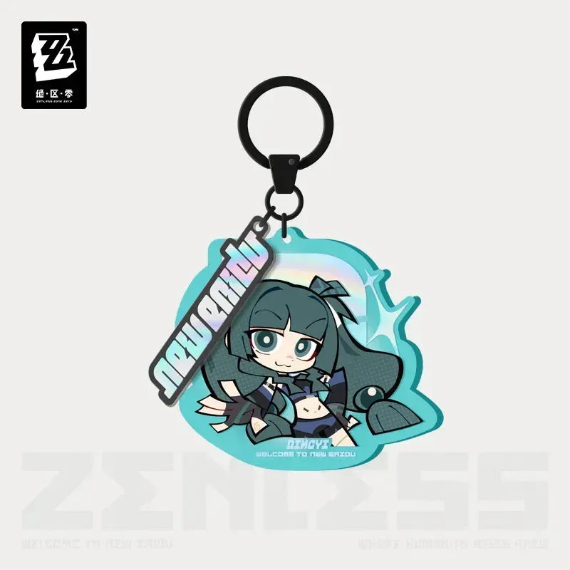 Zenless Zone Zero New Eridu Series Criminal Investigation Special Response Team Chibi Acrylic Pendant - Image 2