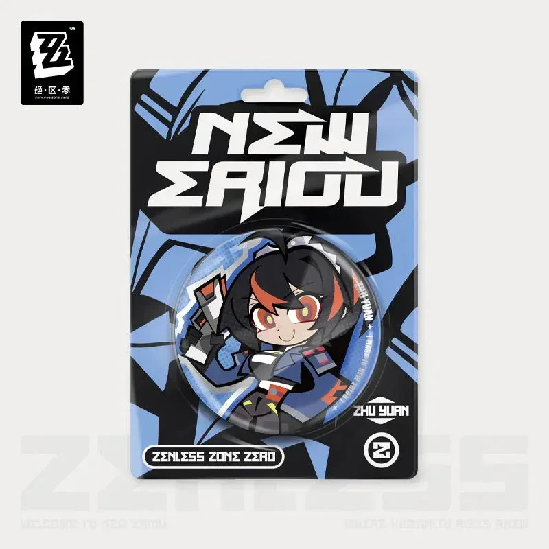 Zenless Zone Zero New Eridu Series Criminal Investigation Special Response Team Chibi Tinplate Badge - Image 3
