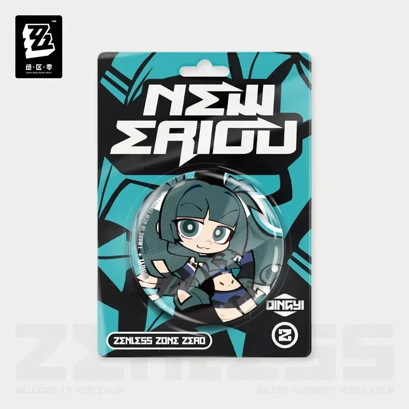Zenless Zone Zero New Eridu Series Criminal Investigation Special Response Team Chibi Tinplate Badge - Image 4