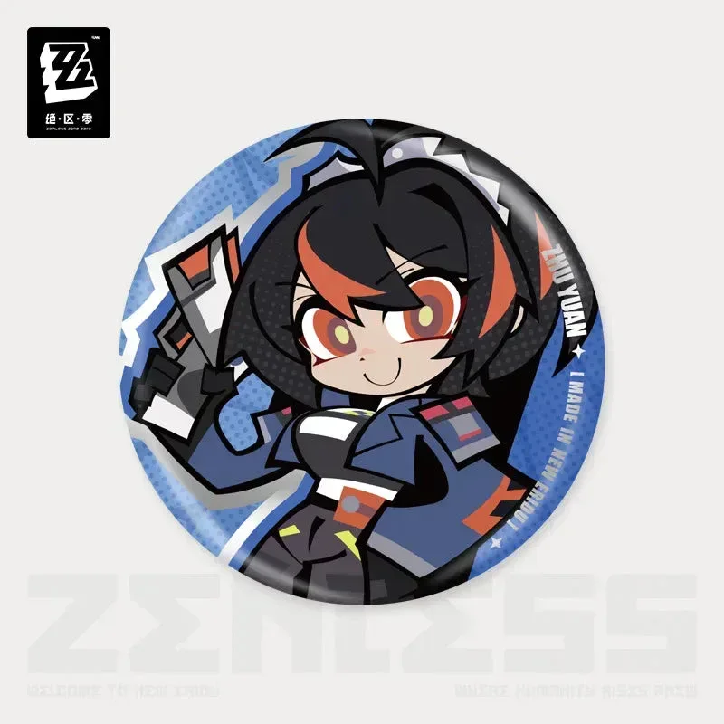 Zenless Zone Zero New Eridu Series Criminal Investigation Special Response Team Chibi Tinplate Badge - Image 6