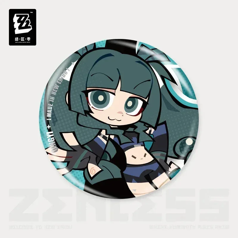 Zenless Zone Zero New Eridu Series Criminal Investigation Special Response Team Chibi Tinplate Badge - Image 7
