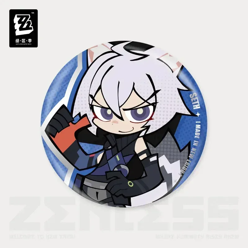 Zenless Zone Zero New Eridu Series Criminal Investigation Special Response Team Chibi Tinplate Badge - Image 8