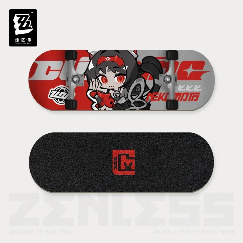 Zenless Zone Zero New Eridu Series Cunning Hares AKA Gentle House Chibi Fingertip Skateboard Pendant Keychain - Image 10