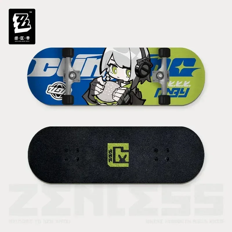 Zenless Zone Zero New Eridu Series Cunning Hares AKA Gentle House Chibi Fingertip Skateboard Pendant Keychain - Image 7
