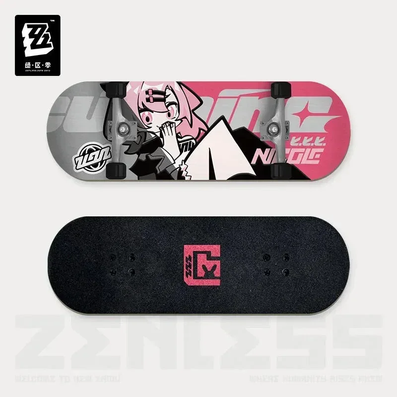 Zenless Zone Zero New Eridu Series Cunning Hares AKA Gentle House Chibi Fingertip Skateboard Pendant Keychain - Image 8
