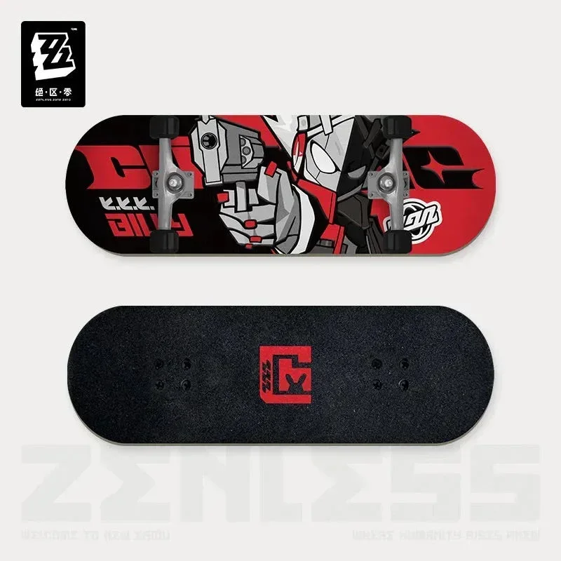 Zenless Zone Zero New Eridu Series Cunning Hares AKA Gentle House Chibi Fingertip Skateboard Pendant Keychain - Image 9