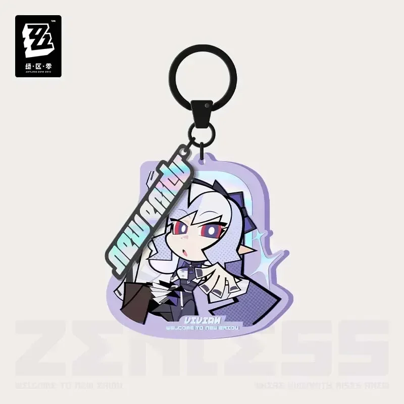 Zenless Zone Zero New Eridu Series Mockingbird Chibi Acrylic Keychain - Image 3