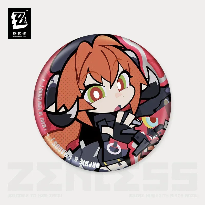 Zenless Zone Zero New Eridu Series Obol Squad Chibi Tinplate Badge - Image 6