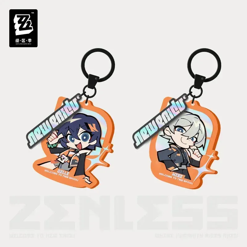Zenless Zone Zero New Eridu Series Proxies Chibi Acrylic Pendant