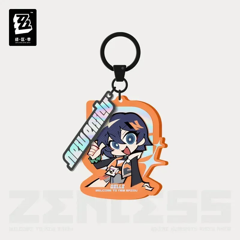 Zenless Zone Zero New Eridu Series Proxies Chibi Acrylic Pendant - Image 3