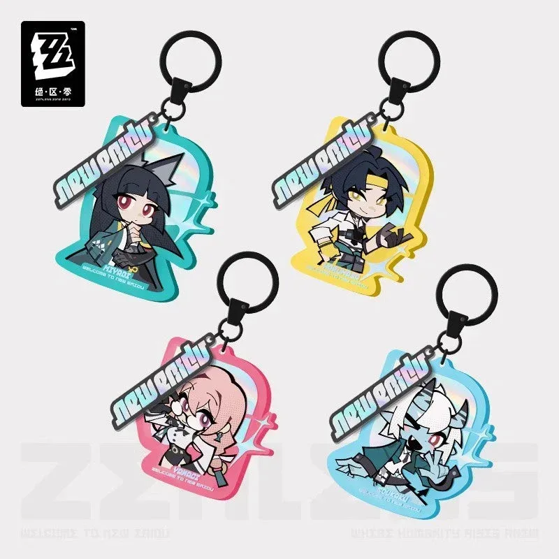 Zenless Zone Zero New Eridu Series Section 6 Chibi Acrylic Keychain