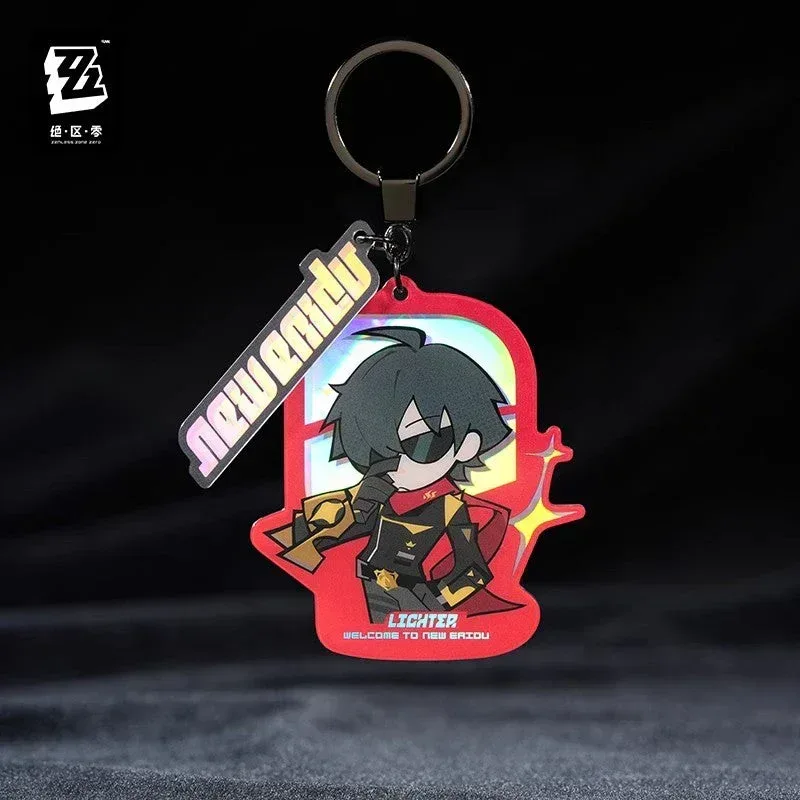 Zenless Zone Zero New Eridu Series Sons of Calydon Chibi Acrylic Keychain - Image 2
