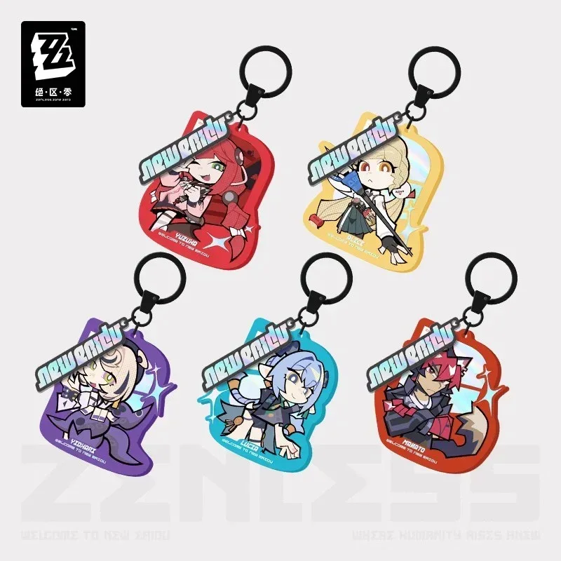 Zenless Zone Zero New Eridu Series Spook Shack Chibi Acrylic Keychain