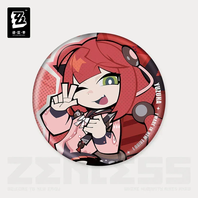Zenless Zone Zero New Eridu Series Spook Shack Chibi Tinplate Badge - Image 4
