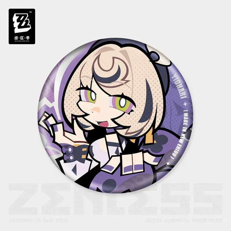 Zenless Zone Zero New Eridu Series Spook Shack Chibi Tinplate Badge - Image 5