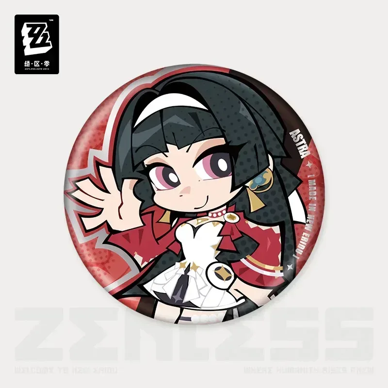 Zenless Zone Zero New Eridu Series Stars of Lyra Chibi Tinplate Badge - Image 3
