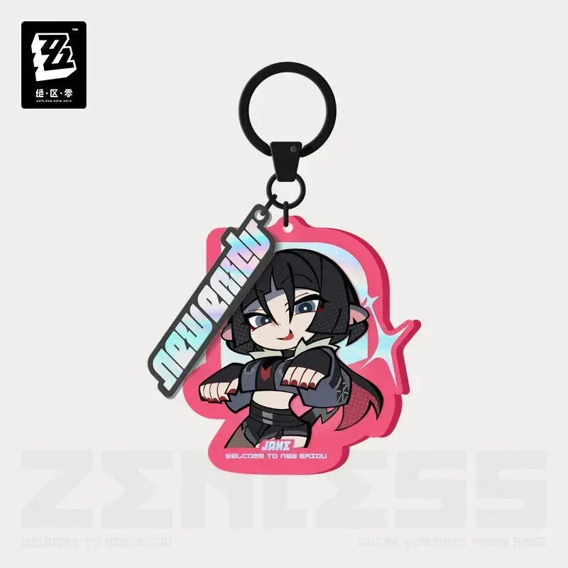 Zenless Zone Zero New Eridu Series Unknown Chibi Acrylic Pendant