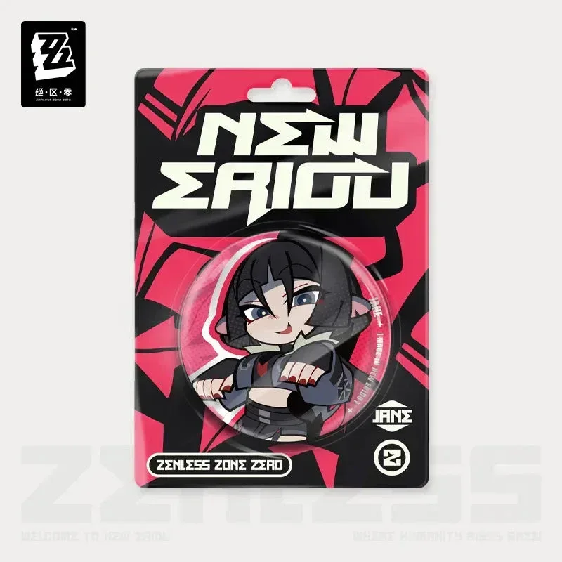 Zenless Zone Zero New Eridu Series Unknown Chibi Tinplate Badge