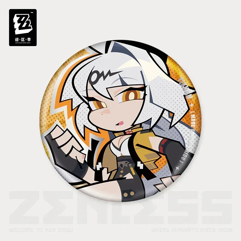 Zenless Zone Zero New Eridu Series Yunkui Summit Chibi Tinplate Badge - Image 3