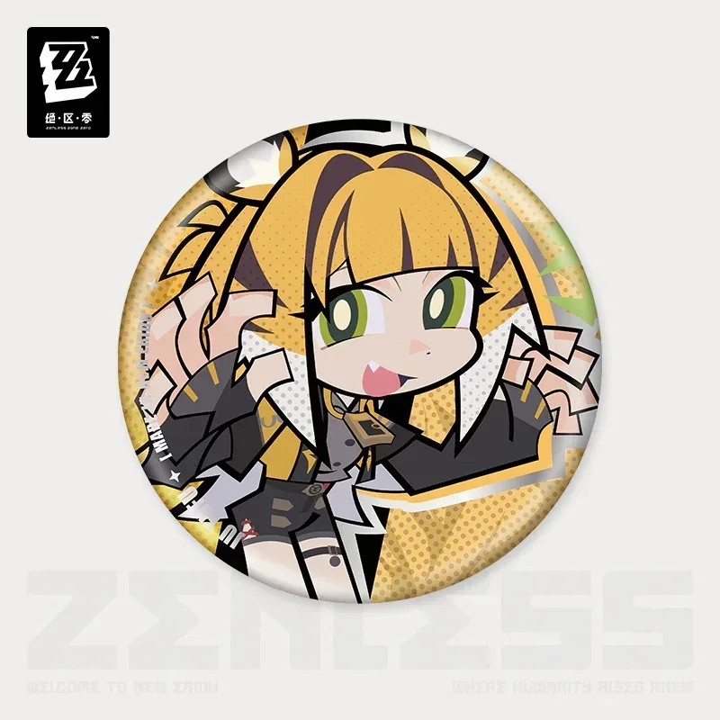 Zenless Zone Zero New Eridu Series Yunkui Summit Chibi Tinplate Badge - Image 4