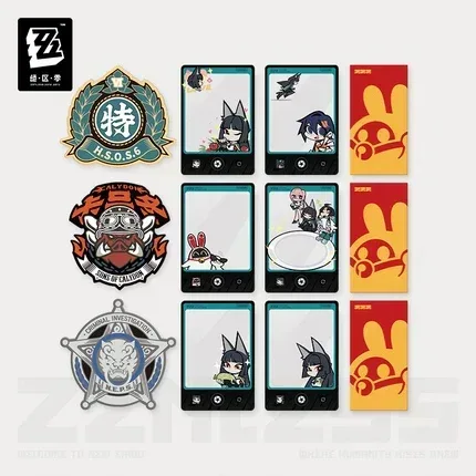 Zenless Zone Zero Random Sticker & Envelop & Chibi Clear Card (Not For Sale)
