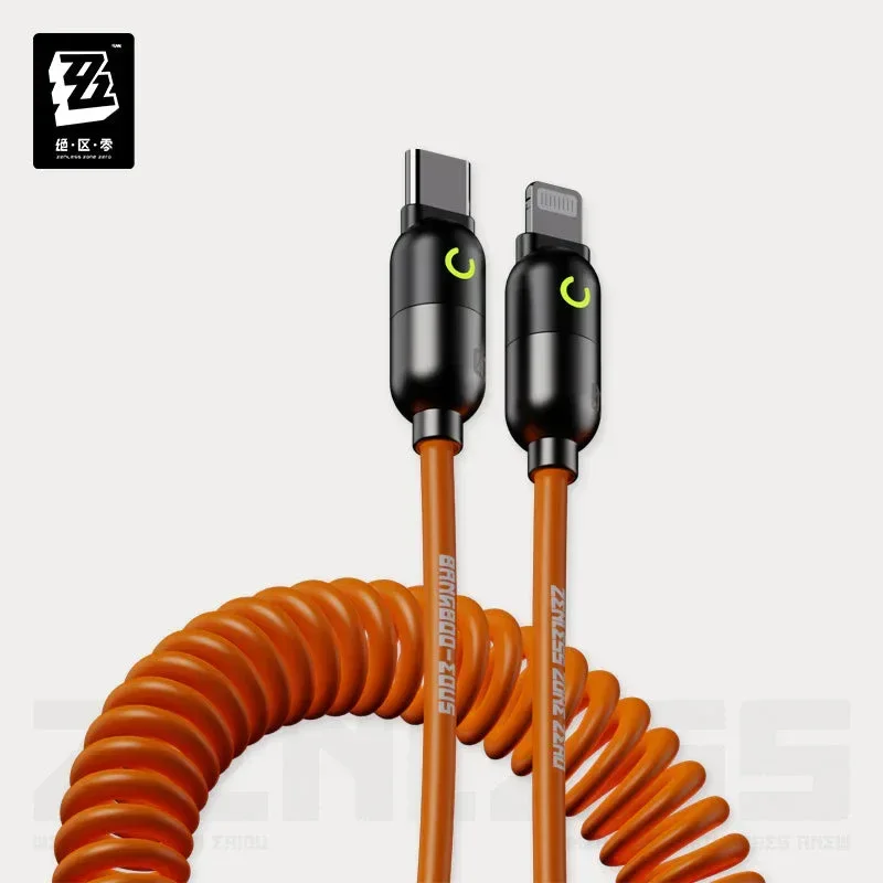 Zenless Zone Zero Rapid Power Series Spring Fast Charging Data Cable - Image 4