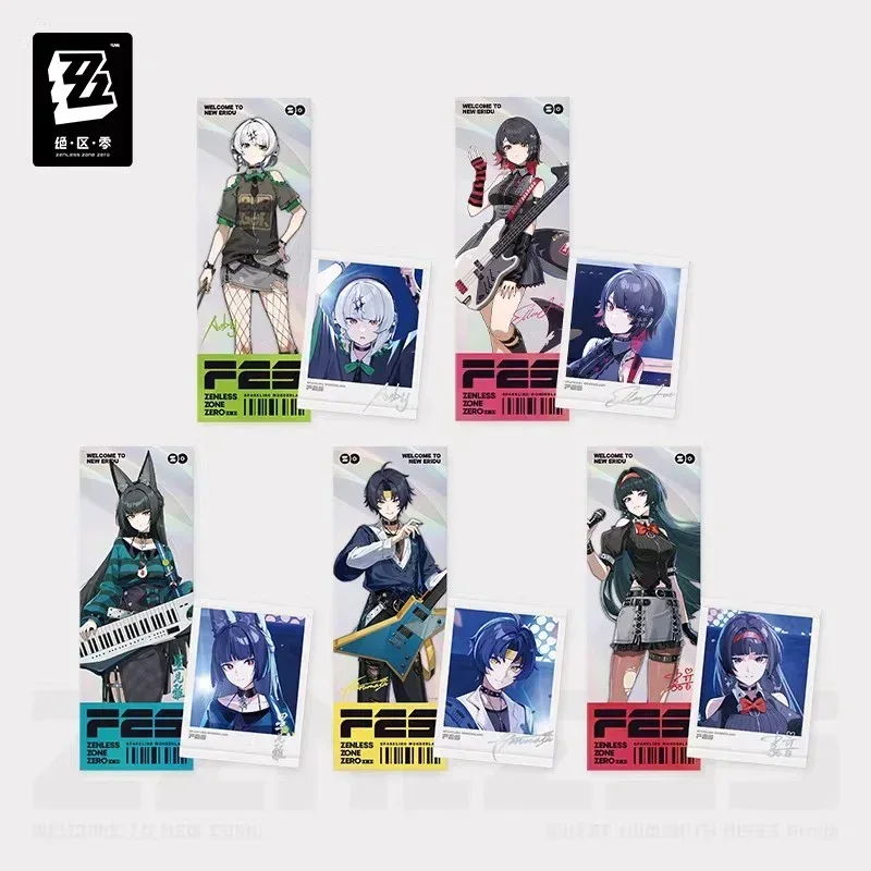 Zenless Zone Zero Sparkling Wonderland Series Laser Ticket Set