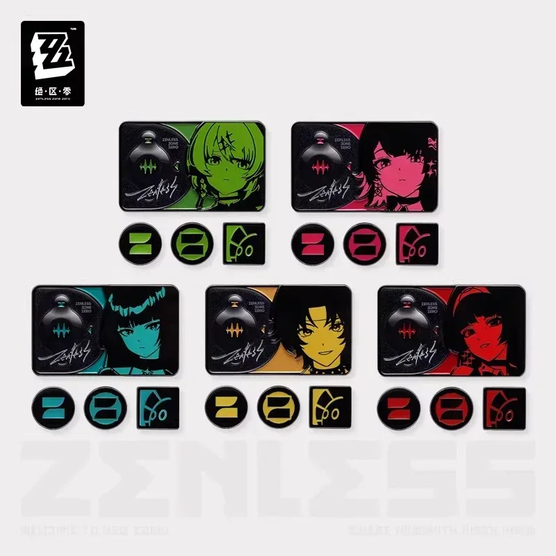 Zenless Zone Zero Sparkling Wonderland Series Metal Badge Set