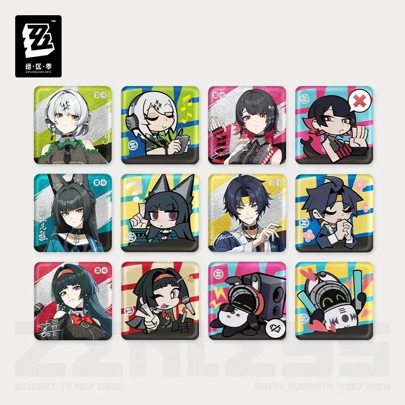 Zenless Zone Zero Sparkling Wonderland Series Tinplate Badge Mystery Box - Image 6