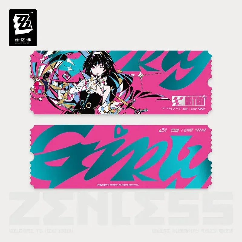 Zenless Zone Zero Stars of Lyra Series Astra Yao Live Collectible Ticket Set - Image 5