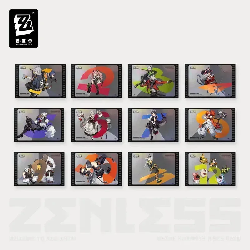 Zenless Zone Zero Time Signal Research Series Freeze Collection Flash Cards