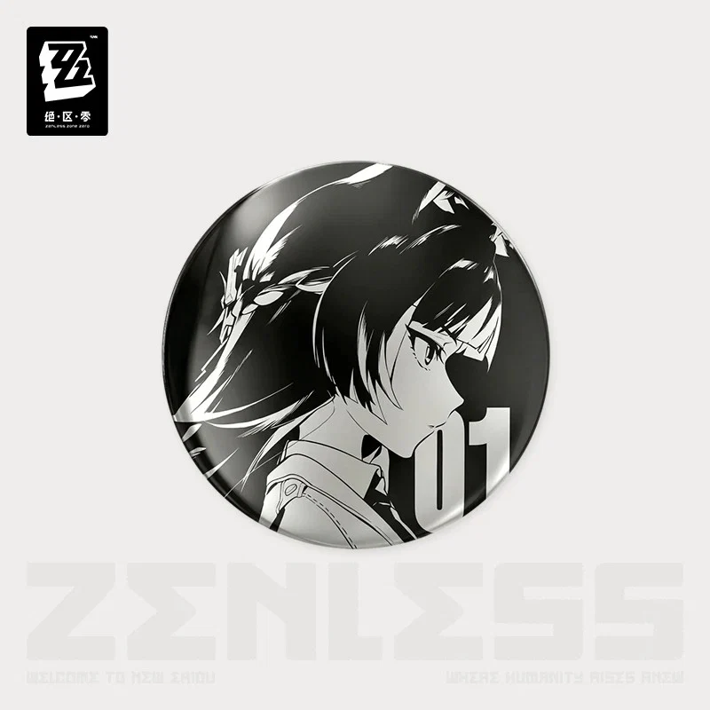 Zenless Zone Zero Time Signal Research Series Metallic Mirror Badge Vol.2 - Image 2